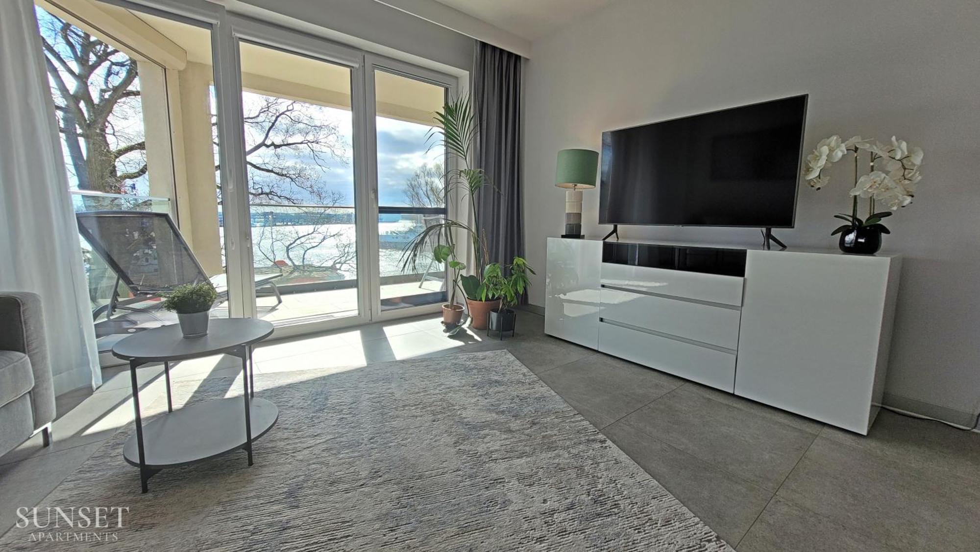 Sunset Apartments - Flotylla. Widok Na Port + Parking. Swinoujscie Exterior foto