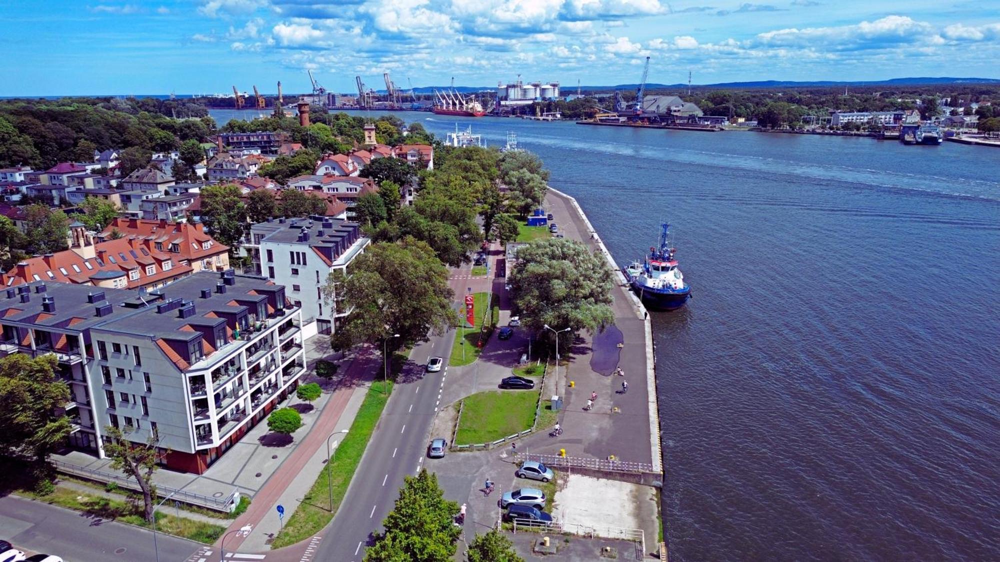 Sunset Apartments - Flotylla. Widok Na Port + Parking. Swinoujscie Exterior foto