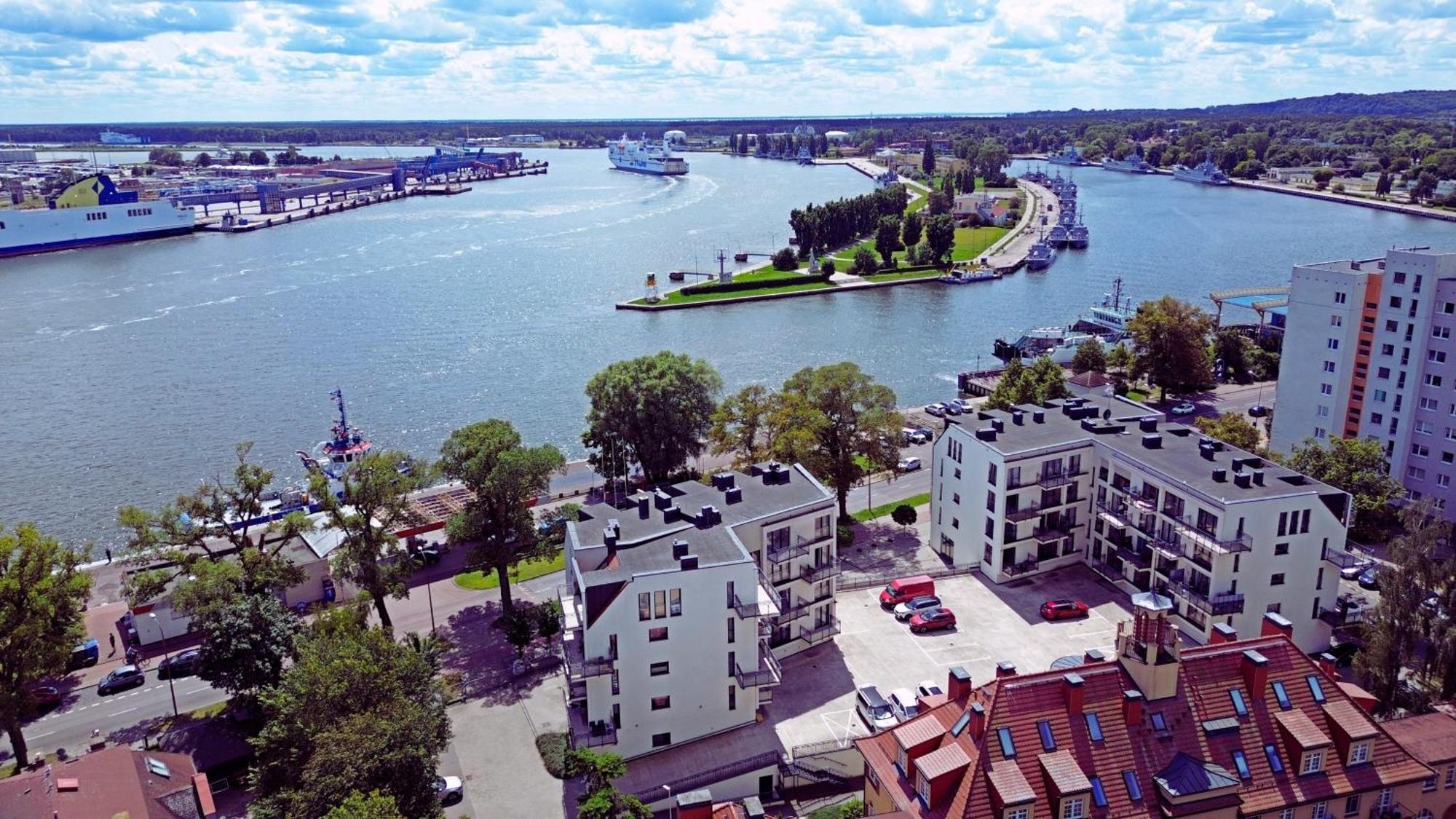 Sunset Apartments - Flotylla. Widok Na Port + Parking. Swinoujscie Exterior foto